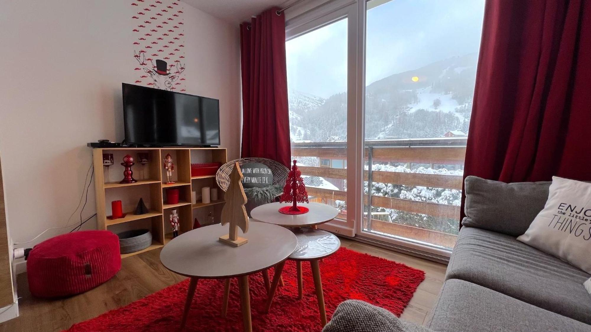 Rouge Canneberge -8 Personnes- 84M2 Vue Degagee Setaz Valloire Exterior photo
